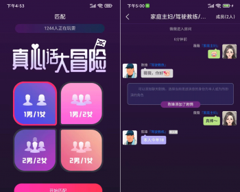 匿名聊天、匹配聊天、剧情聊天APP、H5源码 - PHP