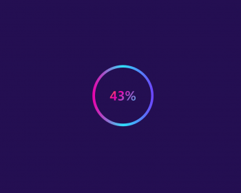 渐变闪亮预加载HTML动画跳转％源码 - HTML / 前端静态