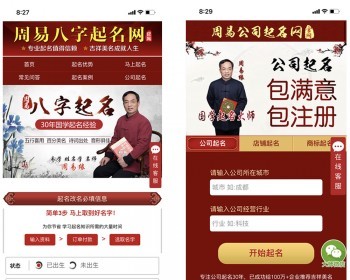 宝宝起名/周易取名/宝宝取名/公司取名/店铺取名/易经取名系统源码/PC+WAP本地数据化 - PHP