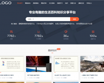 【自适应】帝国cms精仿业百科可自动生成缩略图/ITAG/SiteMap/百度推送 - PHP
