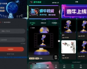 【上链】NFT数字藏品抢拍溢价商城系统源码/盲盒空投/积分商城 - 小程序 / uni-app