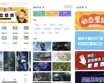 新版本带部分采集功能壁纸/头像/动态壁纸小程序上线超炫裂变超强支持投稿—店长亲测 - PHP