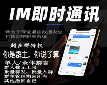 im即时通讯app源码社交聊天软件 - Java