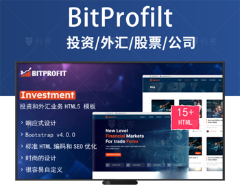 投资公司外汇数字资产交易官网模板企业源码 - HTML / 前端静态