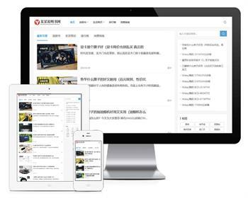 Thinkphp响应式电器使用说明书网站模板+前后端源码