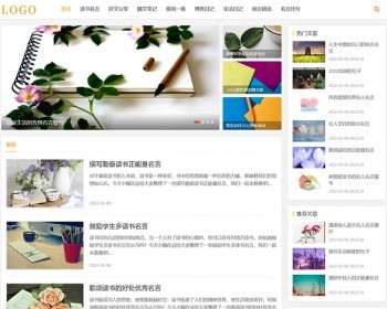 自适应资讯文章个人博客模板手机源码/sitemap+百度推送 - PHP