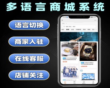 多语言商城系统源码 多语言切换商城系统定制 跨境电商软件开发 - PHP