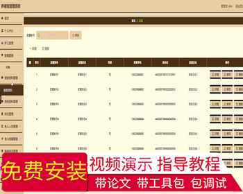毕设java养老院管理系统ssm vue web3058毕业设计