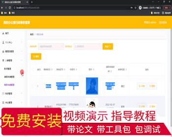 毕设springboot144基于mvc的高校办公室行政事务管理系统毕业设计 - Java