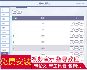 毕设springboot209基于web的大学生一体化服务平台的演示毕业设计 - Java