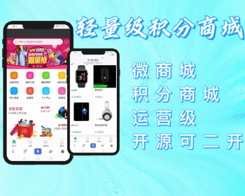 2026微商城程序源码 积分商城轻量级商城系统 - ThinkPHP