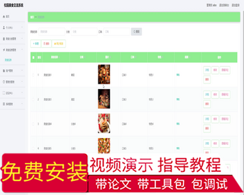 毕设ssm026校园美食交流系统+vue毕业设计 - Java