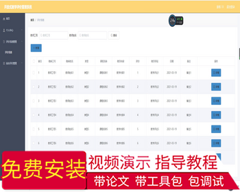 毕设ssm121开放式教学评价管理系统+vue毕业设计 - Java