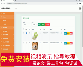 毕设ssm129办公用品管理系统开发与设计毕业设计 - Java