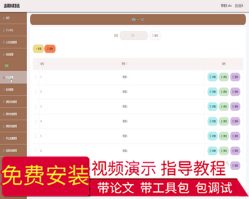毕设ssm139选课排课系统的设计与开发+vue毕业设计 - Java