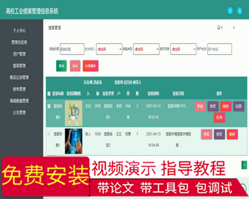 毕设ssm178高校工会提案管理信息系统的设计与开发毕业设计 - Java