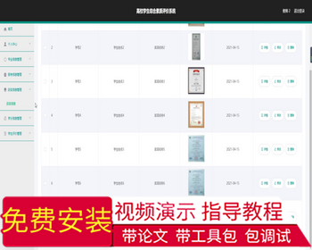 毕设ssm229基于SSM的高校学生综合素质评价系统+vue毕业设计 - Java
