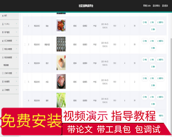 毕设ssm304社区生鲜电商平台+vue毕业设计 - Java