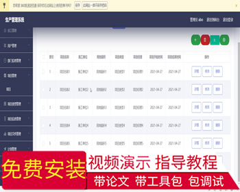 毕设ssm318基于vue和JAVA的生产管理系统+vue毕业设计