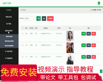 毕设ssm345基于Javaweb的云端学习系统的毕业设计