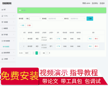 毕设ssm366基于Web的在线投稿系统的+vue毕业设计 - Java