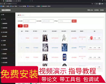 毕设ssm499智能社区管理系统的+vue毕业设计 - Java