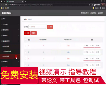 毕设ssm502基于Javaee的影视创作论坛的+vue毕业设计