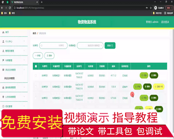 毕设ssm516基于HTML和JS物资物流系统的+vue毕业设计 - Java