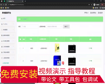 毕设ssm634中医+养老服务平台设计+vue毕业设计 - Java