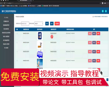 毕设ssm711冀中工程技师校园网站+jsp毕业设计 - Java