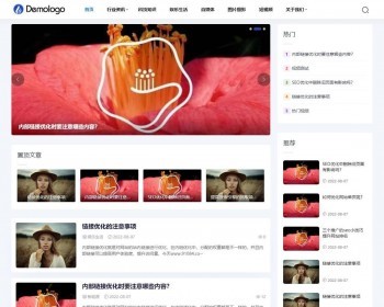 （自适应手机端）新闻博客知识类pbootcms网站模板 自媒体运营博客网站源码下载 免费授权 - PHP