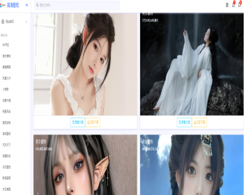 自动采集壁纸系统网站源码 360壁纸官方数据接口采集图片网站源码美女图片图片下载 - PHP