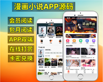 uniapp小说漫画APP小说源码/会员阅读/月票功能 - PHP