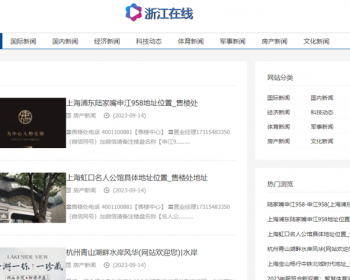 新闻系统-自动采集发布（免维护）-白色博文主题版 - PHP