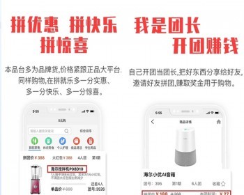 社区团购团长开团群接龙返利系统拼团秒杀拼单源码配送到家直播商城H5/小程序/APP搭建 - ThinkPHP