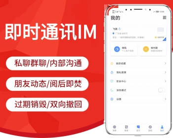 IM即时通讯聊天社交APP/交友APP源码视频聊天/三端/高仿VX/聊天语音视频 - Java