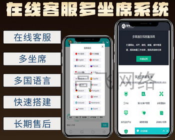 （二开优化）在线客服多语言AI客服坐席系统网站机器人自动回复 - ThinkPHP