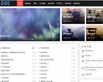 自媒体文章博客网站模板新闻资讯模板帝国cms模板手机自适应帝国blog模板带整站数据 - PHP