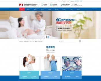 （PC+WAP）医疗服务类网站pbootcms模板 国际医疗网站源码下载 免费授权 - PHP