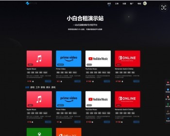 【4.0更新】账号合租平台带炫酷可视化大屏源码Thinkphp6.1