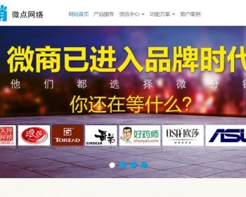微分销官网展示模板html整站 - HTML / 前端静态