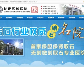 相当漂亮的一款蓝色的医院新闻资讯网站模板html下载 - HTML / 前端静态