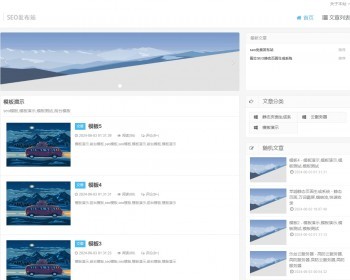 新版phpSEO静态页面生成系统源码v1.3文章自动生成支持二开快速批量网页生成收
