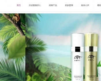 美容护肤健康管理有限公司静态HTML - HTML / 前端静态