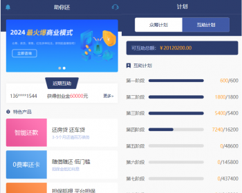 【2026全开源众筹源码】众筹源码分销源码直推有钱还人人还源码投资理财源码资金还款源 - PHP