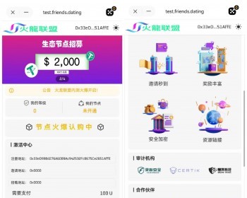 新版矩阵三三复制系统/海外理财模版/区块链DAPP/全自动BNB链支持 - Vue