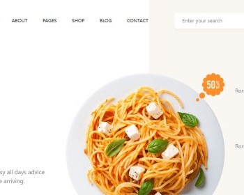 英文美食快餐网站官方模板静态HTML - HTML / 前端静态
