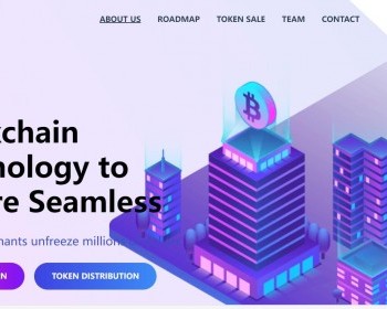 全英文区块链技术研究团队网站静态模板 - HTML / 前端静态