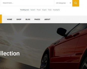 汽车修理汽车配件网站静态HTML模板 - HTML / 前端静态