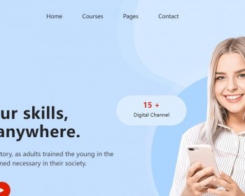 技能培训技能学习网静态HTML源码 - HTML / 前端静态